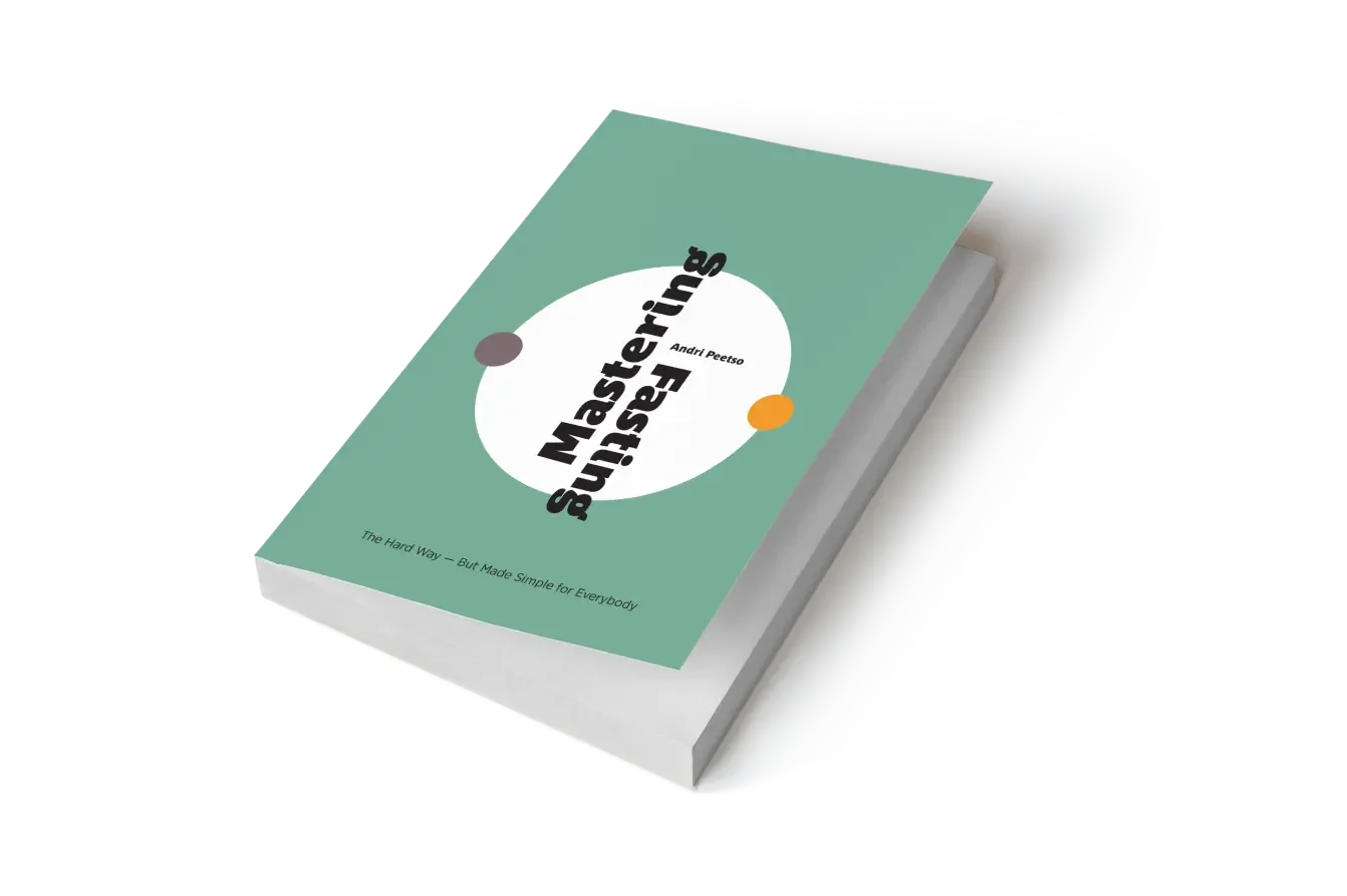 Mastering Fasting paperback cover and book design